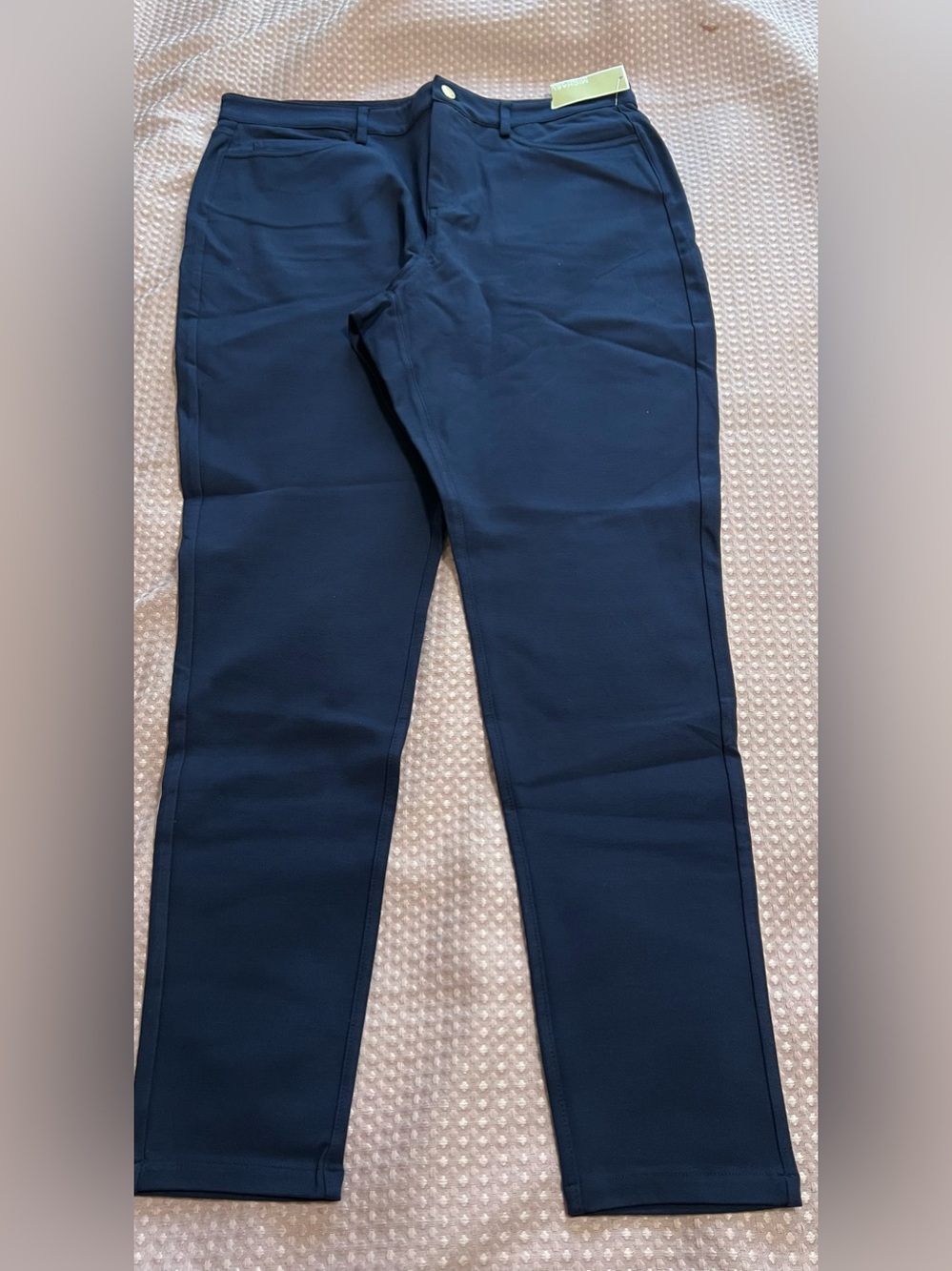 MICHAEL Michael Kors Navy Straight Leg Pants